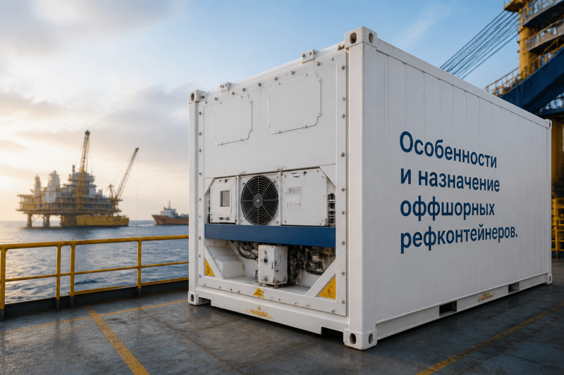 Особенности и назначение оффшорных рефконтейнеров