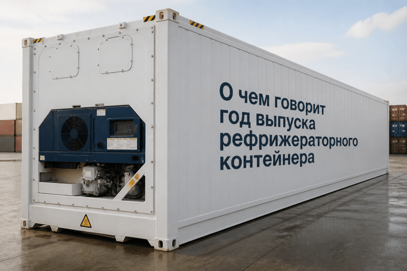 О чем говорит год выпуска рефрижераторного контейнера