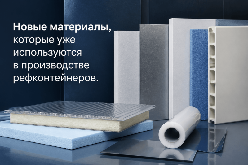 Новые материалы, которые уже используются в производстве рефконтейнеров