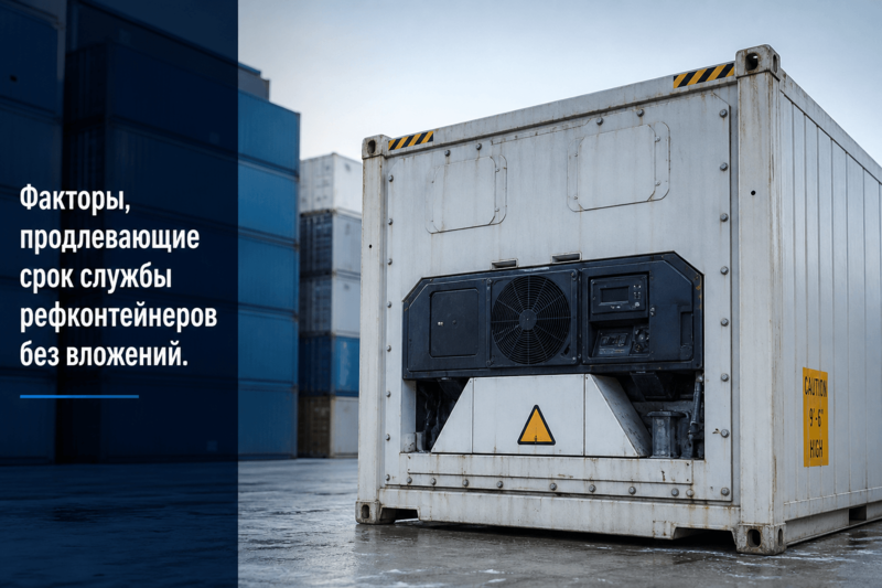 Факторы, продлевающие срок службы рефконтейнеров без вложений